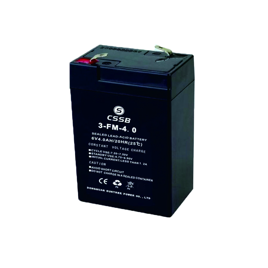 6V 4AH Lead Acid Battery